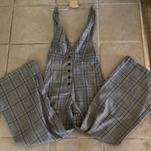 Boss B***ch plaid jumpsuit